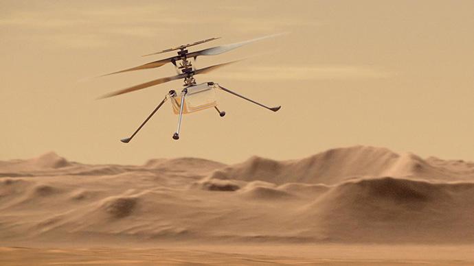 NASA 火星直升机“机智号”因电力不足短暂宕机，好在一天后联系上了